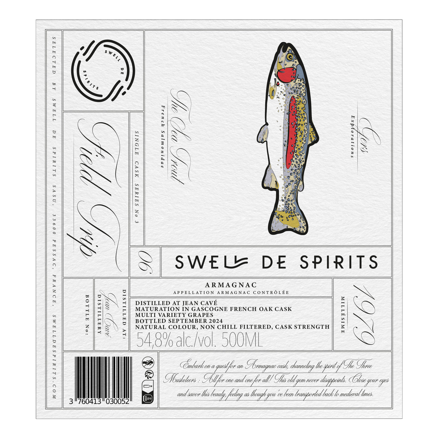 Swell de Spirits Field Trip #6 Jean Cavé 1979 50cl