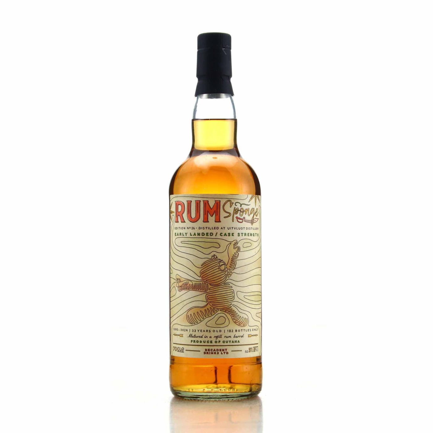 Rum Sponge #26 Uitvlugt 1990/2024 33 Years Old 70cl