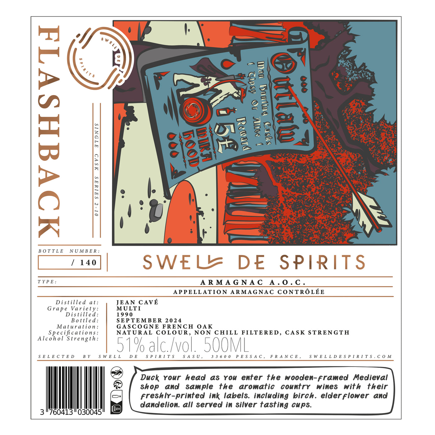 Swell de Spirits Flashback #10 Jean Cavé 1990 50cl