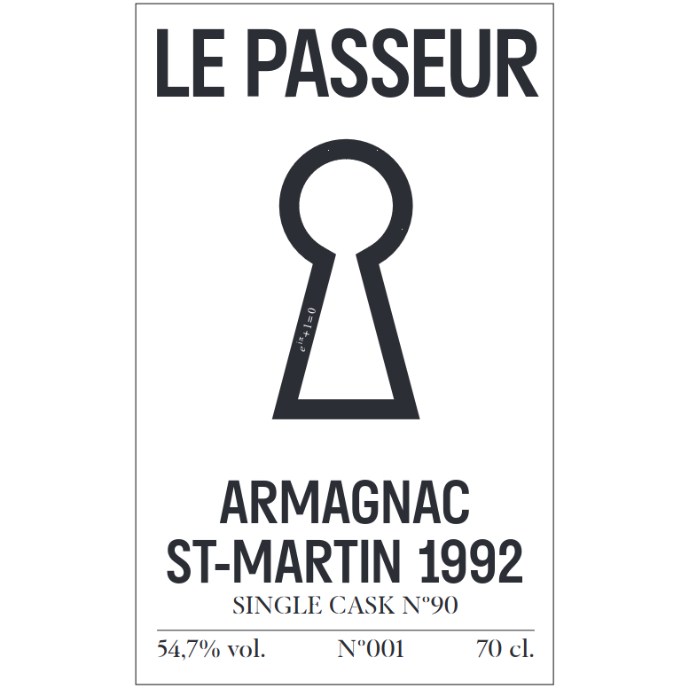 Le Passeur Saint-Martin 1992 #90 70cl (07/2024)